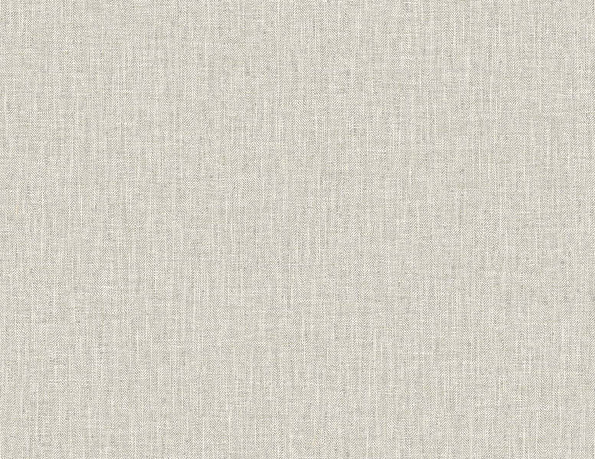 Tweed wallpaper in Winter Ash featuring a matte faux linen texture