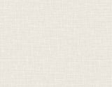 French vanilla/off-white faux linen texture vinyl wallpaper pattern (Grasmere Weave)