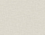 Grasmere Weave wallpaper in Weathered Oak, faux linen texture in beige/neutral tones