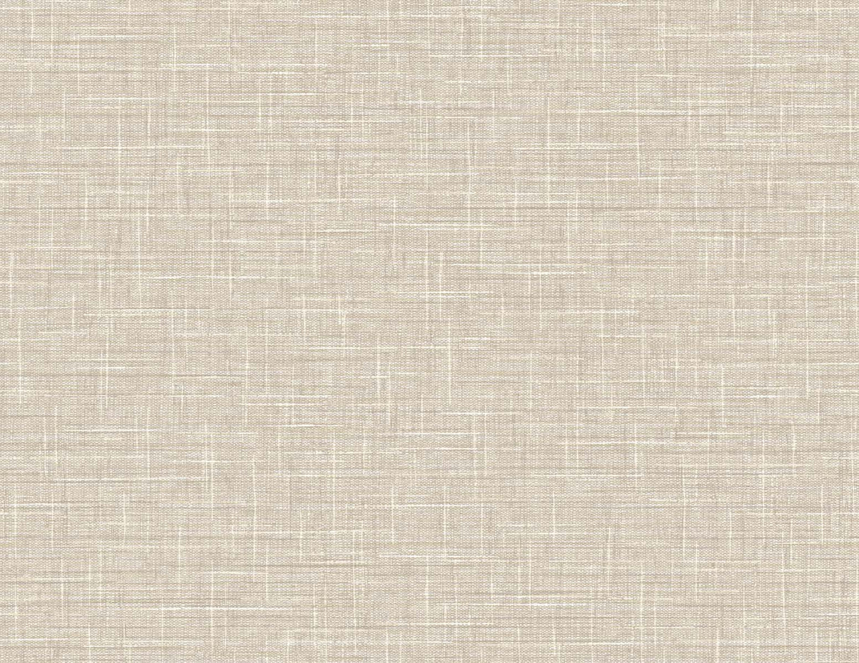 Grasmere Weave Light Toffee faux linen textured vinyl wallpaper