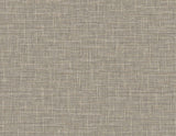Grasmere Weave cappuccino faux linen texture vinyl wallpaper