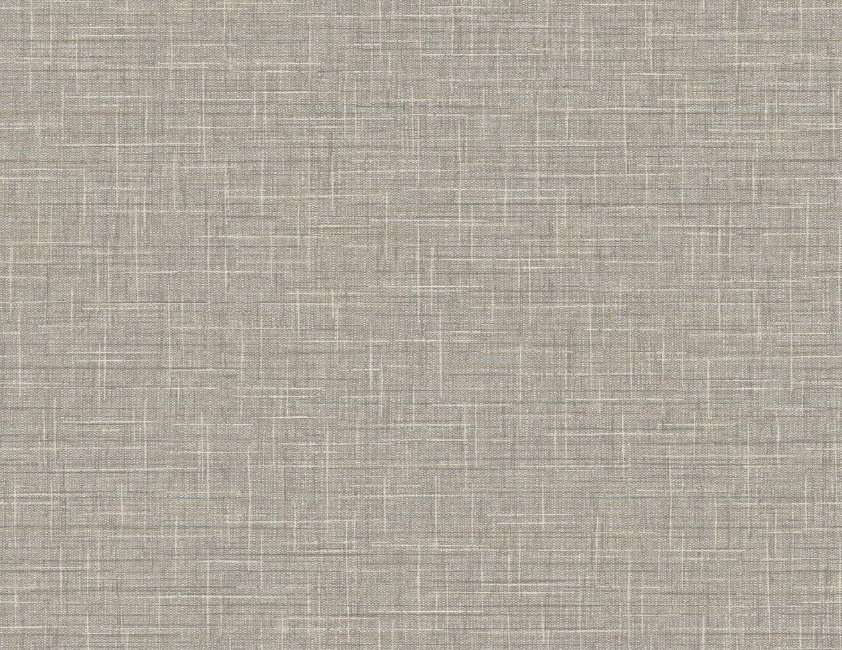 Grasmere Weave Oyster faux linen textured vinyl wallpaper