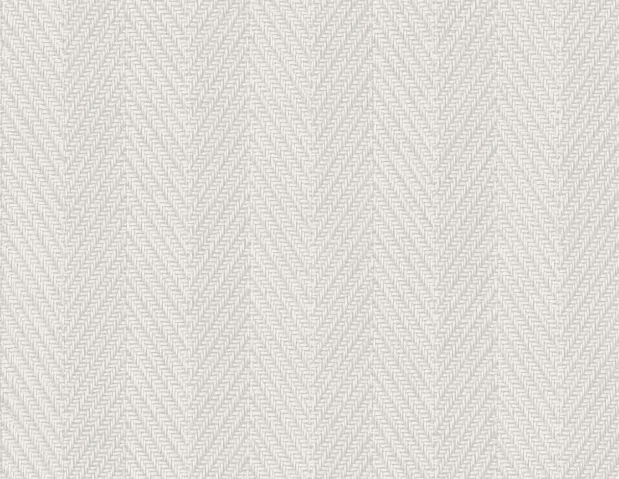 Throw Knit wallpaper in Clean Wool, a subtle off-white chevron knit texture