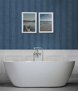 Throw Knit Evening Breeze by Tedlar Textures Chevron Vinyl Wallpaper – DuPont TG60217