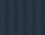 Dark sapphire chevron knit-texture vinyl wallpaper (Throw Knit) pattern