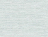 Blue faux sisal (faux grasscloth) textured wallpaper with fine horizontal woven-look lines