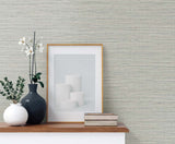 Edmond Faux Sisal Dove Grey by Tedlar Textures Faux Grasscloth Vinyl Wallpaper – DuPont TG60333