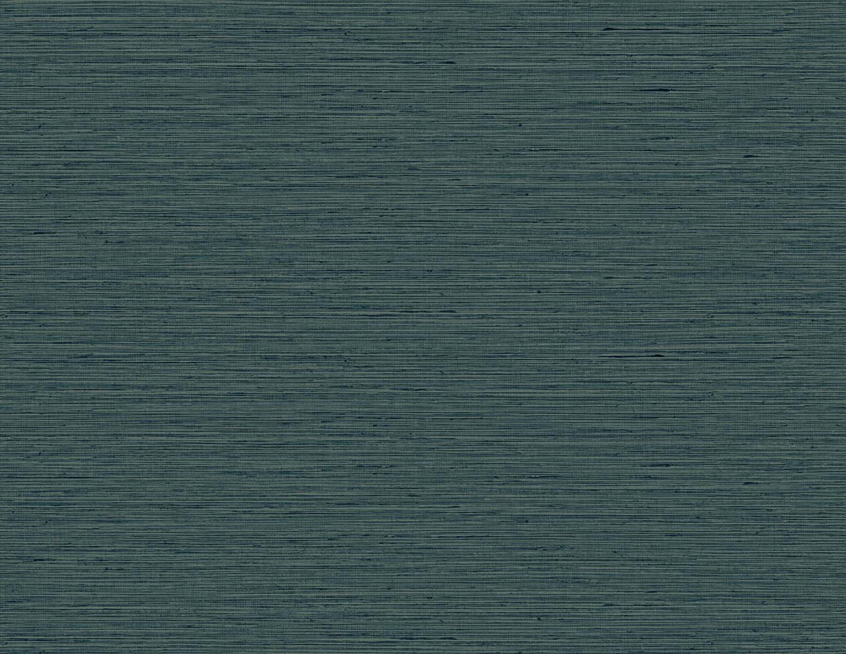 Lagoon green faux sisal (faux grasscloth) textured wallpaper