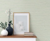 Edmond Faux Sisal Ripe Avocado by Tedlar Textures Faux Grasscloth Vinyl Wallpaper – DuPont TG60346