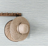 Braided Faux Jute Cornflower Blue by Tedlar Textures Faux Grasscloth Vinyl Wallpaper – DuPont TG60404-Sample