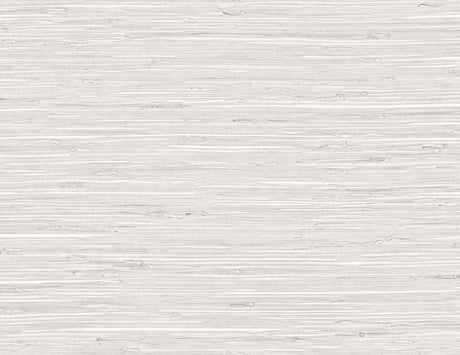 Light off-white faux grasscloth wallpaper with subtle horizontal texture (Marion Faux Arrowroot, Pumice).