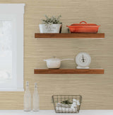 Marion Faux Arrowroot Light Pine by Tedlar Textures Faux Grasscloth Vinyl Wallpaper – DuPont TG60517