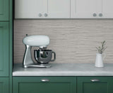 Marion Faux Arrowroot Washed Stone by Tedlar Textures Faux Grasscloth Vinyl Wallpaper – DuPont TG60532 -Sample