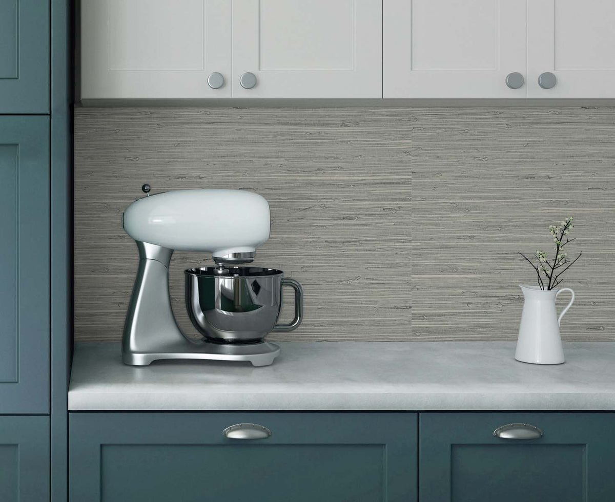 Marion Faux Arrowroot Nimbus by Tedlar Textures Faux Grasscloth Vinyl Wallpaper – DuPont TG60533 -Sample