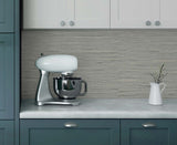 Marion Faux Arrowroot Nimbus by Tedlar Textures Faux Grasscloth Vinyl Wallpaper – DuPont TG60533 -Sample