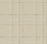 Gorton Plaid wallpaper in Papyrus colorway (matte plaid vinyl)