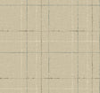 Gorton Plaid wallpaper in Hazel with a matte woven-look ground and subtle blue plaid lines