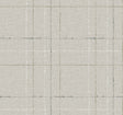 Gorton Plaid wallpaper in Pebble (gray) with a subtle woven plaid grid, matte finish.