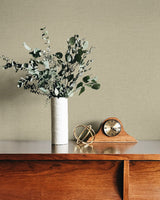Stretford Linen Feather by Fibers and Threads Faux Linen Vinyl Wallpaper – Seabrook Designs TH90206