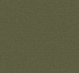 Leaf green faux linen texture vinyl wallpaper