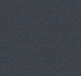 Stretford Linen wallpaper in Jeans blue faux linen texture