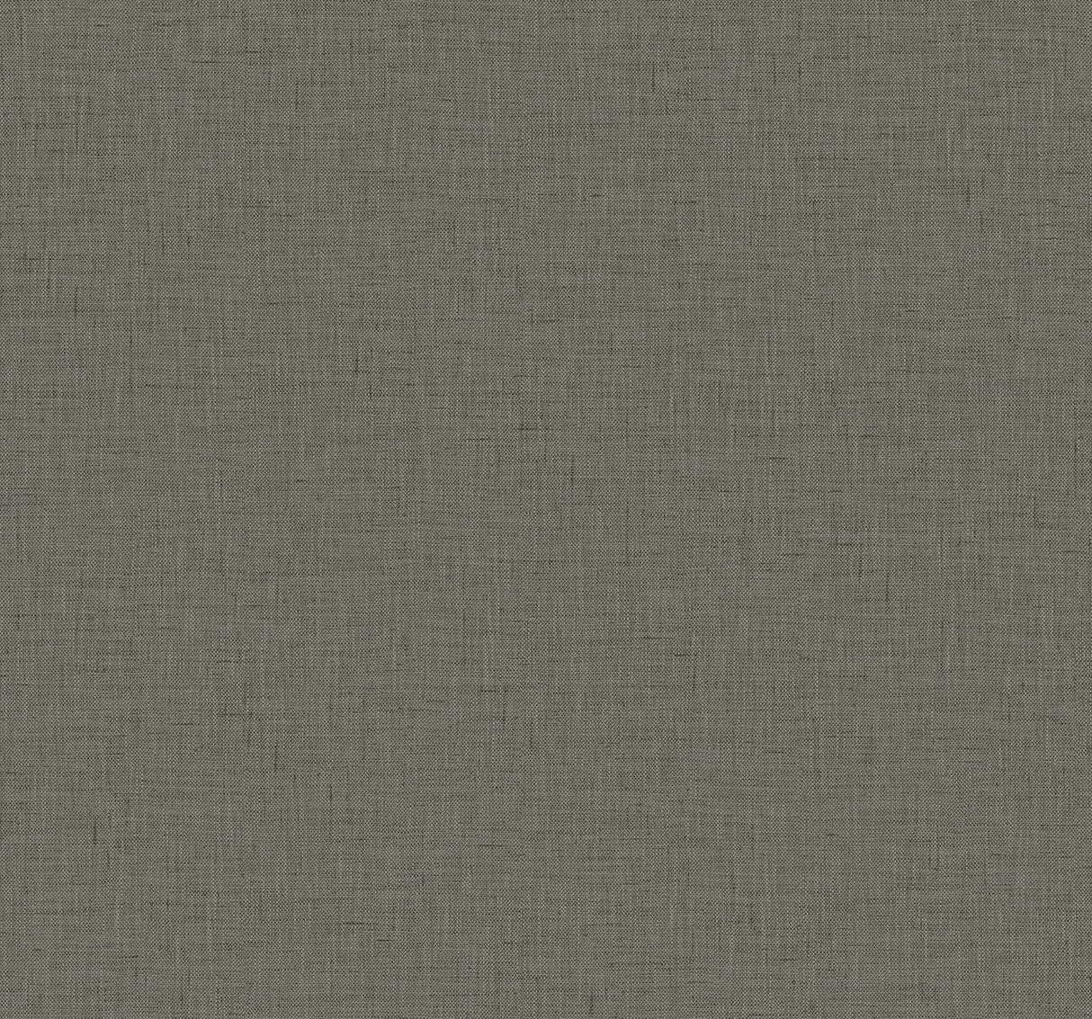 Stretford Linen wallpaper in Shadow with a matte faux linen texture