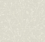 Withington Branch wallpaper in Lace colorway with a soft botanical branch pattern