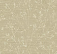 Withington Branch wallpaper in Sugar colorway with a subtle botanical branch pattern on a warm neutral ground.