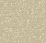 Withington Branch wallpaper in Sugar colorway with a subtle botanical branch pattern on a warm neutral ground.