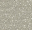 Withington Branch wallpaper in Mouse colorway with delicate botanical branches on a textured ground