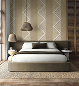 Beswick Chevron Northern Cliff by Fibers and Threads Chevron Wallpaper – Seabrook Designs TH91507