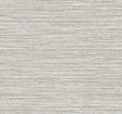 Hollinwood Weave wallpaper in Stardew, faux grasscloth texture in cool neutral grey tones