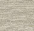 Hollinwood Weave wallpaper in Truffle with a horizontal faux grasscloth weave texture.
