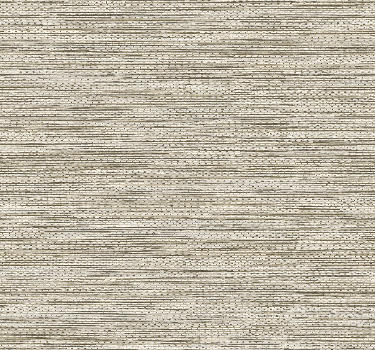Hollinwood Weave wallpaper in Truffle with a horizontal faux grasscloth weave texture.