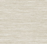 Hollinwood Weave sand faux grasscloth wallpaper, close-up texture