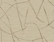 Abstract sketch line wallpaper in warm beige honeycomb tones with a matte finish.