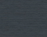 Newton Sisal faux grasscloth textured wallpaper in ocean blue