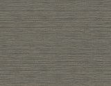 Newton Sisal wallpaper in Shale, a gray faux grasscloth texture with subtle horizontal striations.