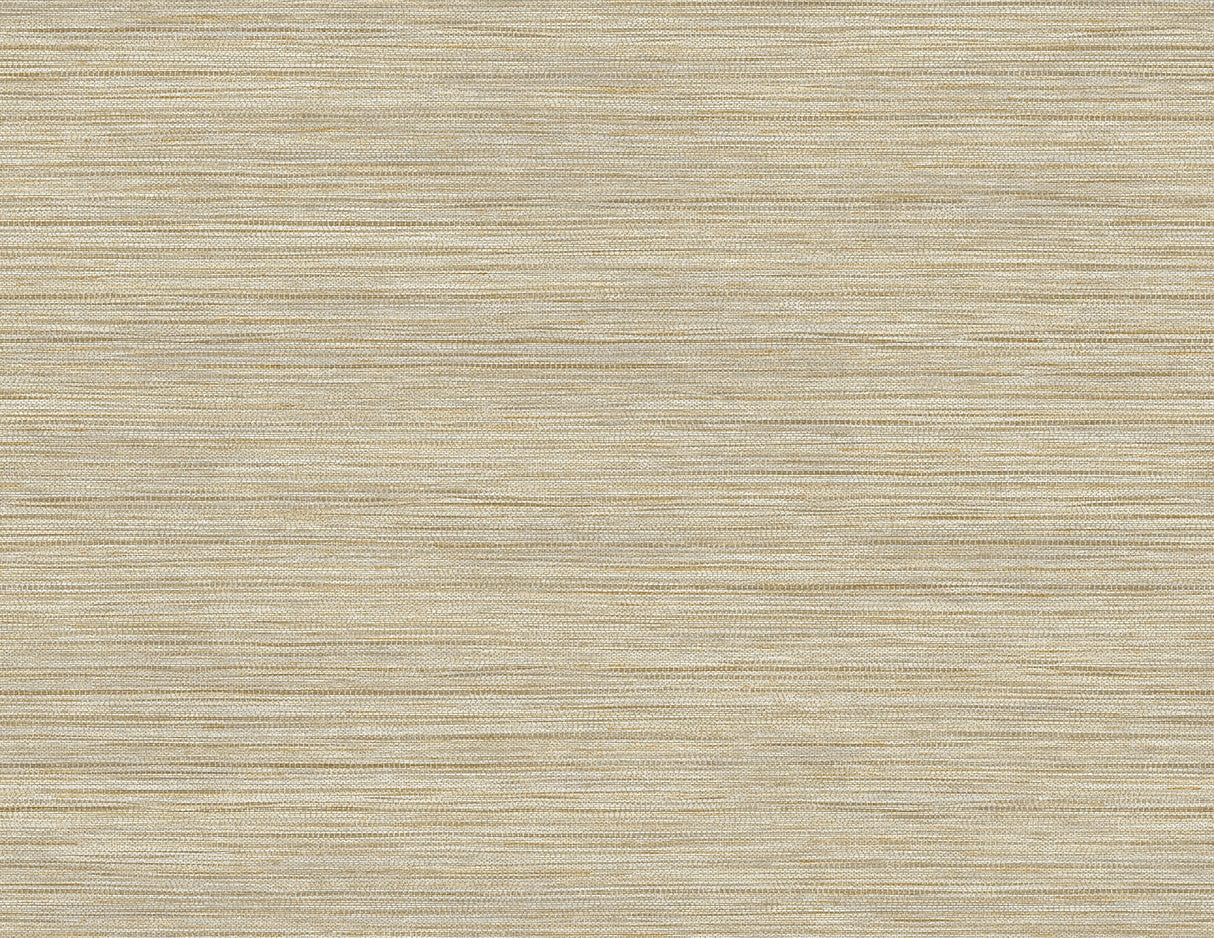 Newton Sisal sand faux grasscloth texture wallpaper in warm beige tones