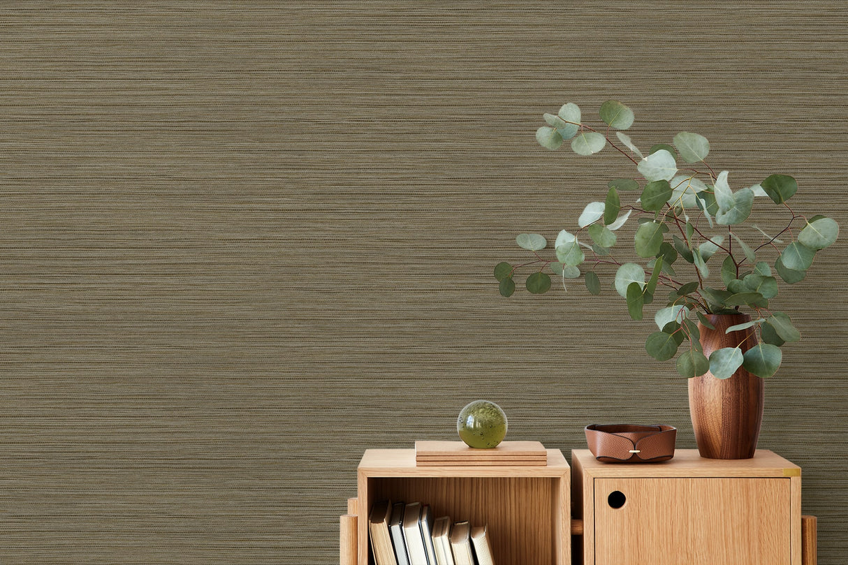 Newton Sisal Honeycomb by Fibers and Threads Faux Grasscloth Vinyl Wallpaper – Seabrook Designs TH92125