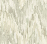 Bowdon Watercolor Stringcloth wallpaper in Reed colorway with soft abstract watercolor texture