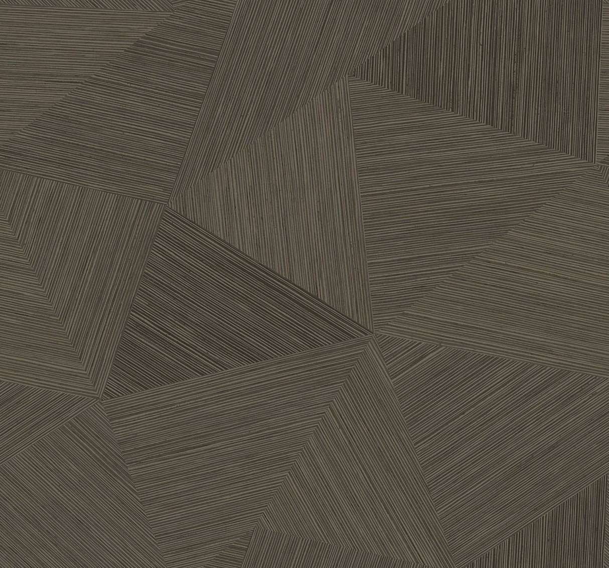Middleton geometric wallpaper in Desert Road brown with fine linear texture and matte finish