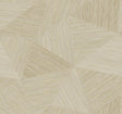 Middleton geometric linework wallpaper in oat beige