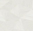 Middleton Fog geometric wallpaper with matte finish