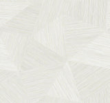 Middleton Fog geometric wallpaper with matte finish