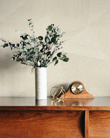 Middleton Sugar by Fibers and Threads Geometric Vinyl Wallpaper – Seabrook Designs TH92510