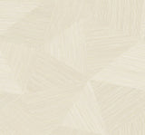Middleton Sugar geometric linework wallpaper in warm neutral tones