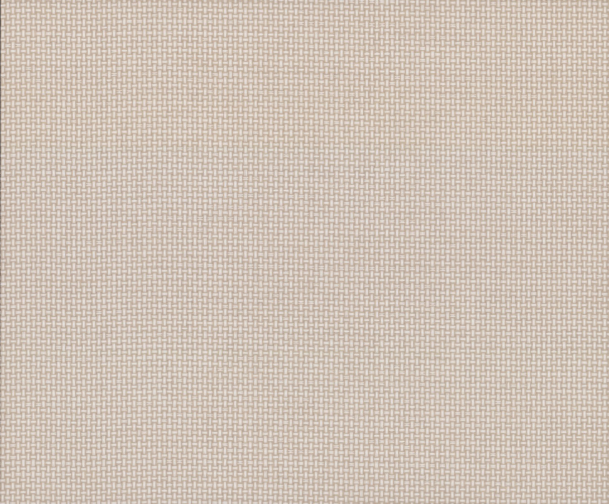 Cottage Basket Beige Wallpaper with Textured Woven Basketweave - York TL1904