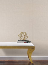 Cottage Basket Beige Wallpaper with Textured Woven Basketweave - York TL1904