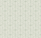 Fern Tile Green Wallpaper with Botanical Fern Tile Pattern, Prepasted Sure Strip, Modern Style - York TL1943
